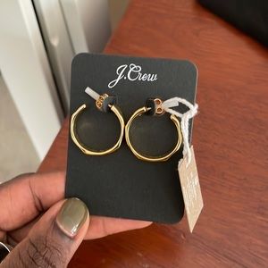 J. Crew Gold Hoop Earrings